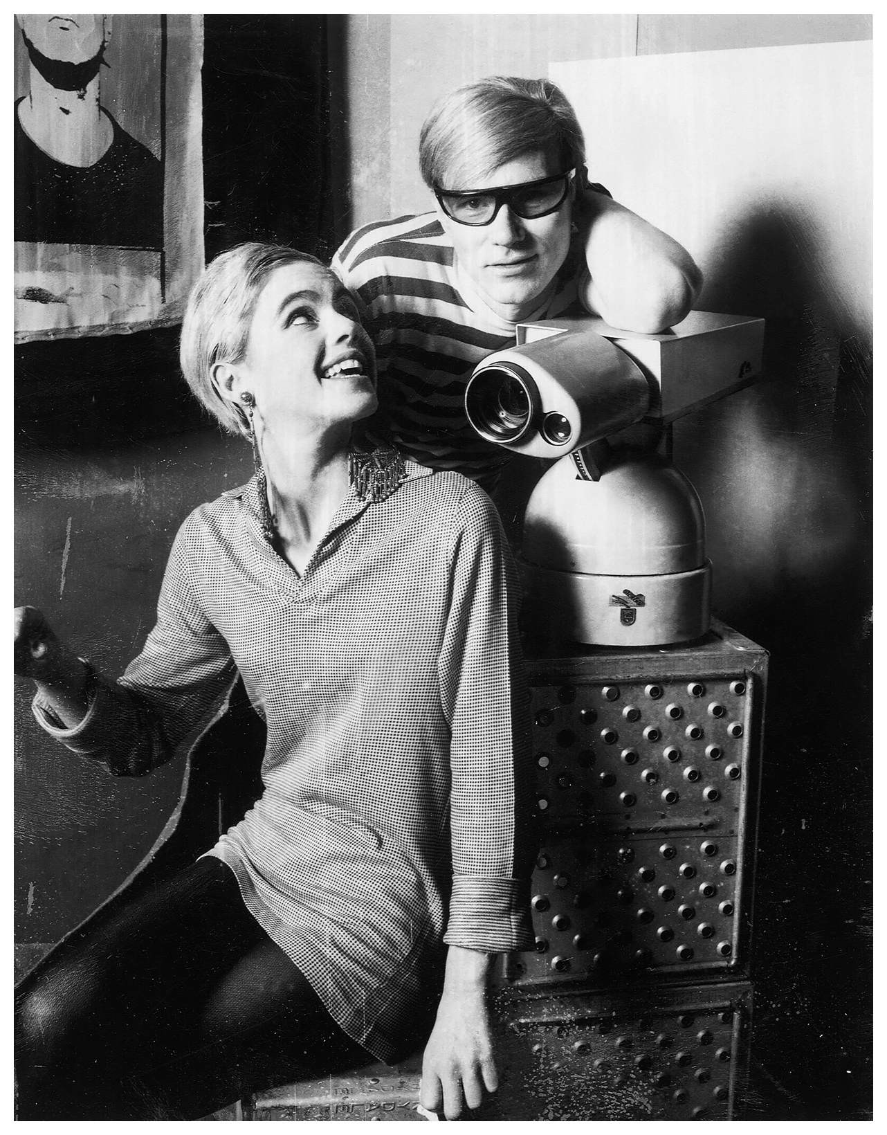 Edie Sedgwick And Andy Warhol On The Set Of Ciao Manhattan 1972 Directed By John Palmer David Weisman 